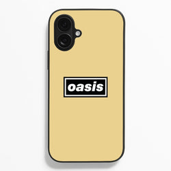 Band Name Yellow  - Oasis Phone Case for iPhone 16 Plus