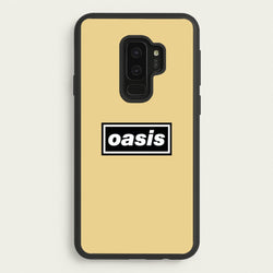 Band Name Yellow  - Oasis Phone Case for Galaxy S9 Plus