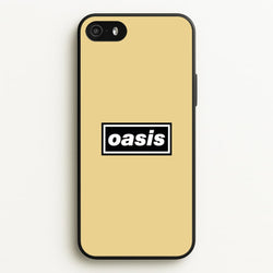 Band Name Yellow  - Oasis Phone Case for iPhone 5 / 5s / SE 2016