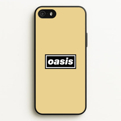 Band Name Yellow  - Oasis Phone Case for iPhone 5 / 5s / SE 2016