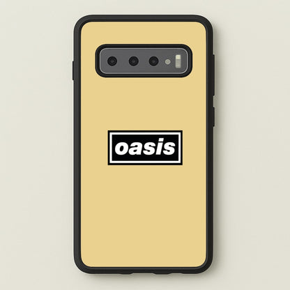 Band Name Yellow  - Oasis Phone Case for Galaxy S10 Plus
