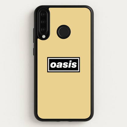 Band Name Yellow  - Oasis Phone Case for Huawei P30 Lite
