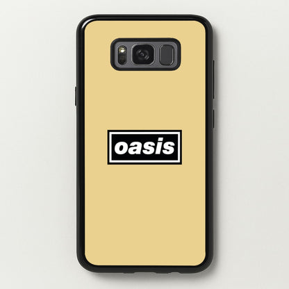 Band Name Yellow  - Oasis Phone Case for Galaxy S8 Plus