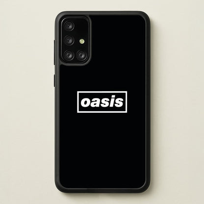 Band Name Black  - Oasis Phone Case for Galaxy A71