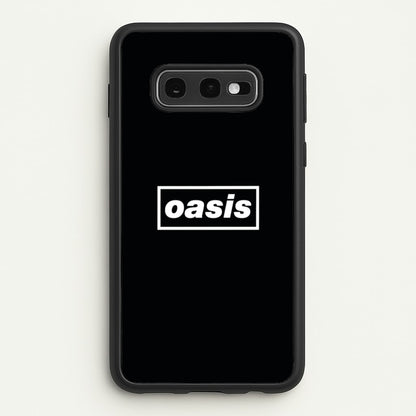 Band Name Black  - Oasis Phone Case for Galaxy S10e