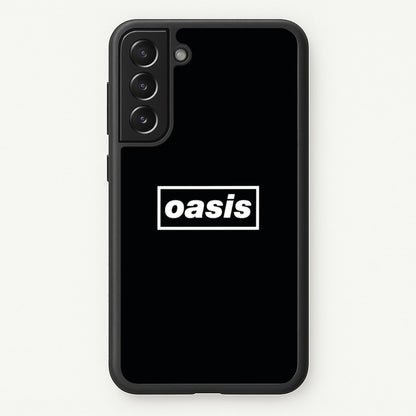 Band Name Black  - Oasis Phone Case for Galaxy S21FE