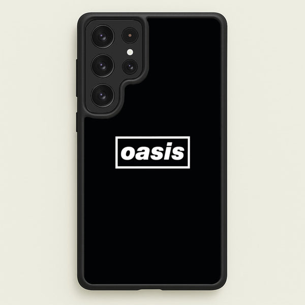 Band Name Black  - Oasis Phone Case for Galaxy S22 Ultra