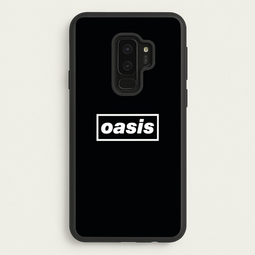 Band Name Black  - Oasis Phone Case for Galaxy S9 Plus