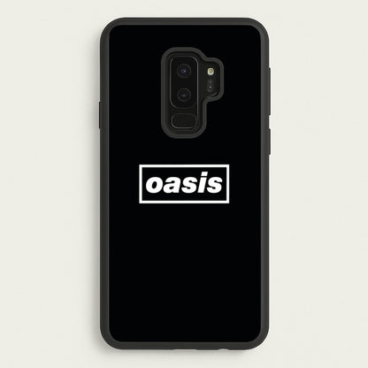 Band Name Black  - Oasis Phone Case for Galaxy S9 Plus