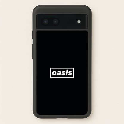 Band Name Black  - Oasis Phone Case for Google Pixel 7a