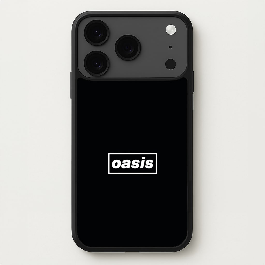 Band Name Black Phone Case for iPhone 17 Pro Max