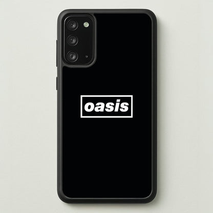 Band Name Black  - Oasis Phone Case for Galaxy Note 20