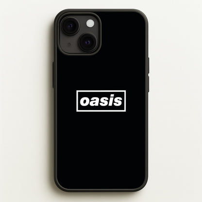Band Name Black  - Oasis Phone Case for iPhone 13 Mini