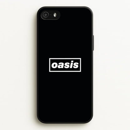 Band Name Black  - Oasis Phone Case for iPhone 5 / 5s / SE 2016