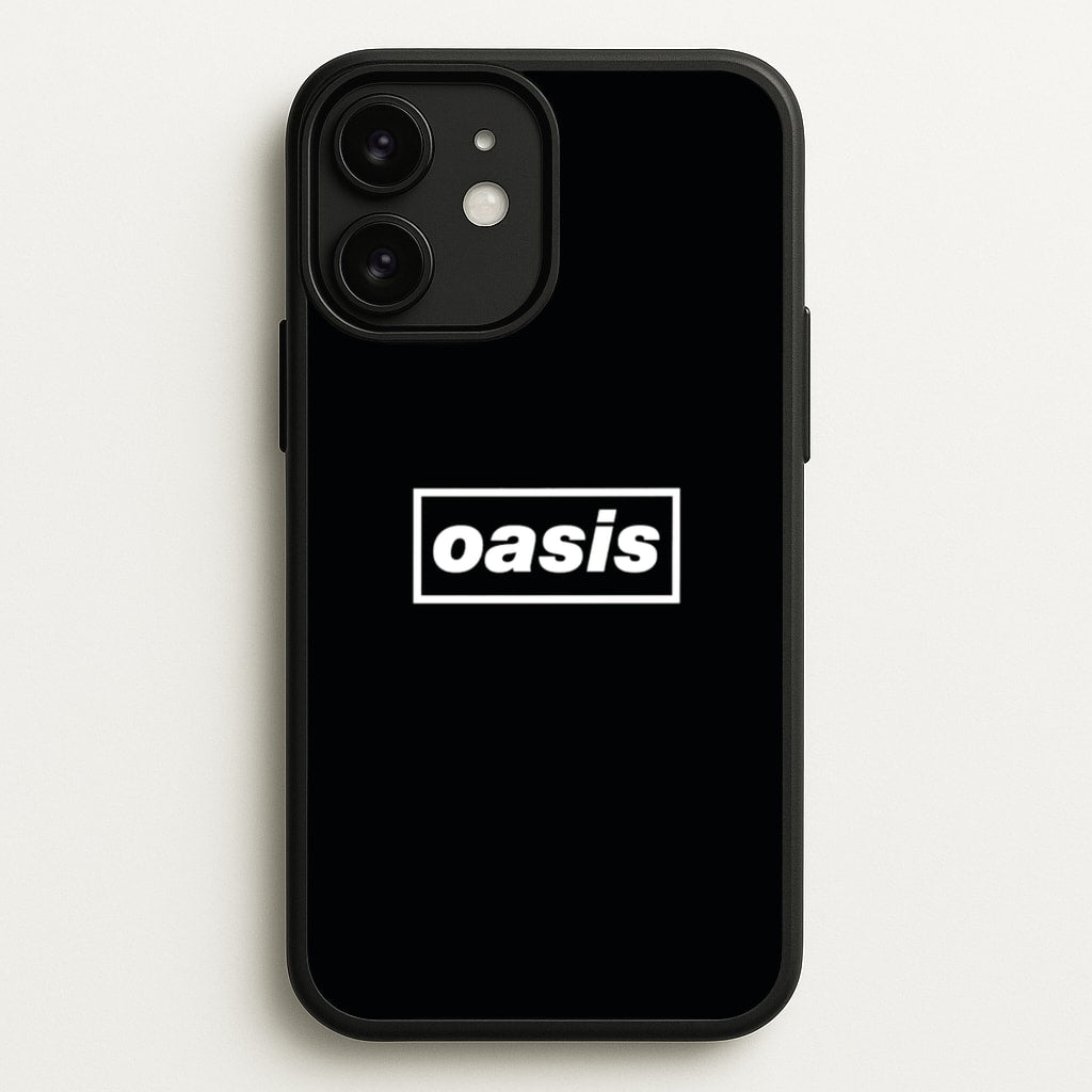 Band Name Black  - Oasis Phone Case for iPhone 11