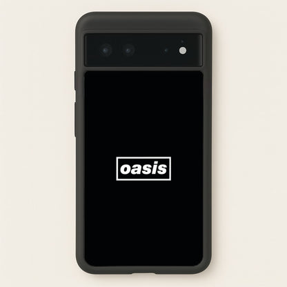 Band Name Black  - Oasis Phone Case for Google Pixel 6