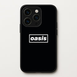Band Name Black  - Oasis Phone Case for iPhone 15 Pro Max
