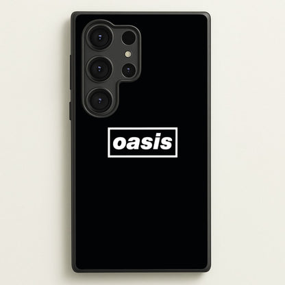Band Name Black  - Oasis Phone Case for Galaxy S25 Ultra