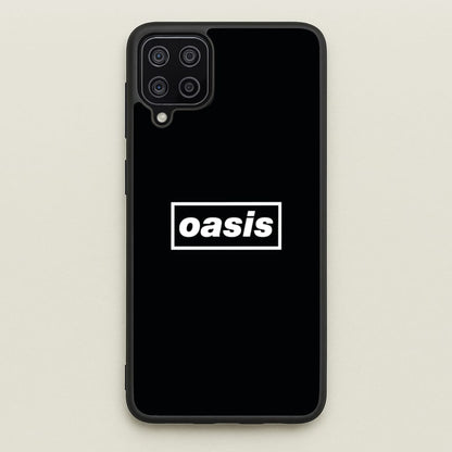 Band Name Black  - Oasis Phone Case for Galaxy A12