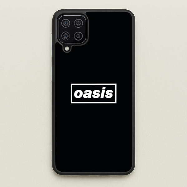Band Name Black  - Oasis Phone Case for Galaxy A12