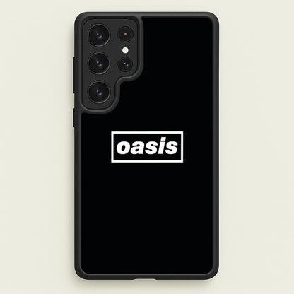 Band Name Black  - Oasis Phone Case for Galaxy S23 Ultra