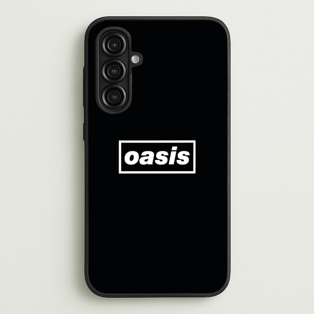Band Name Black  - Oasis Phone Case for Galaxy A16