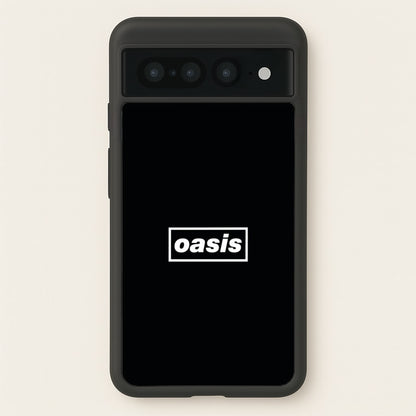 Band Name Black  - Oasis Phone Case for Google Pixel 7 Pro