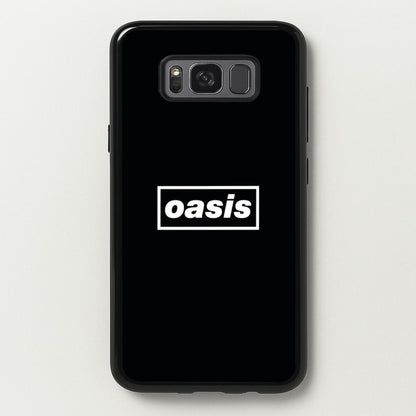 Band Name Black  - Oasis Phone Case for Galaxy S8 Plus