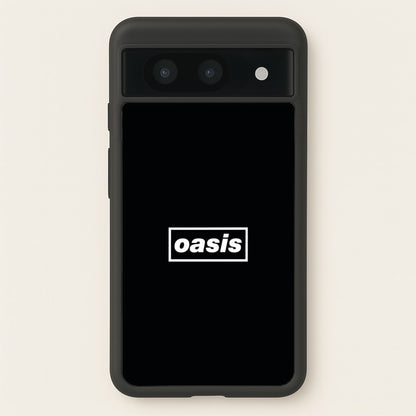 Band Name Black  - Oasis Phone Case for Google Pixel 8a