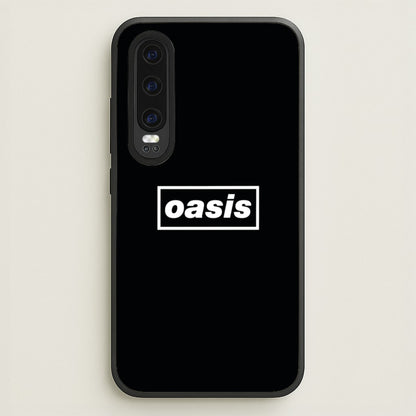Band Name Black  - Oasis Phone Case for Huawei P30