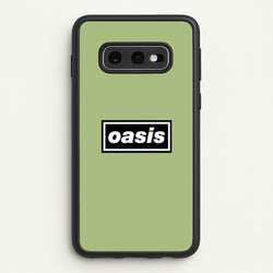 Band Name Green  - Oasis Phone Case for Galaxy S10e