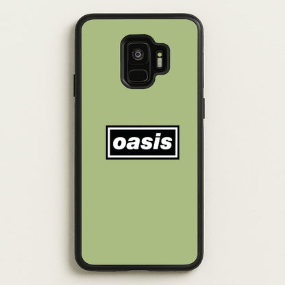 Band Name Green  - Oasis Phone Case for Galaxy S9
