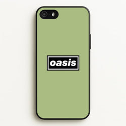 Band Name Green  - Oasis Phone Case for iPhone 5 / 5s / SE 2016
