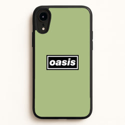 Band Name Green  - Oasis Phone Case for iPhone XR