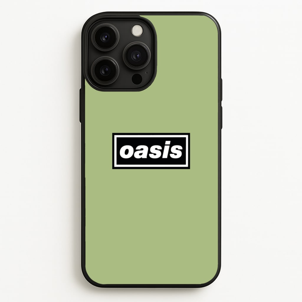 Band Name Green  - Oasis Phone Case for iPhone 13 Pro Max