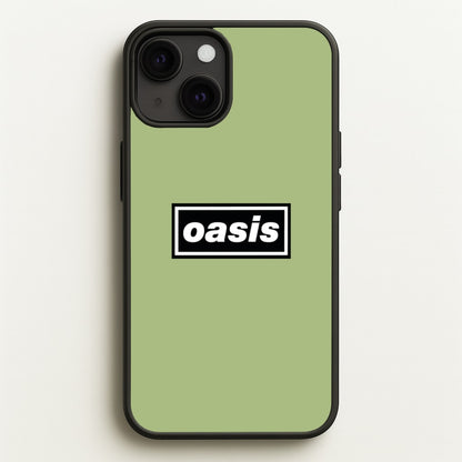 Band Name Green  - Oasis Phone Case for iPhone 13 Mini