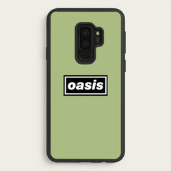 Band Name Green  - Oasis Phone Case for Galaxy S9 Plus
