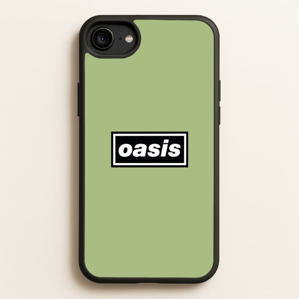 Band Name Green  - Oasis Phone Case for iPhone 6 / 7 / 8 / SE