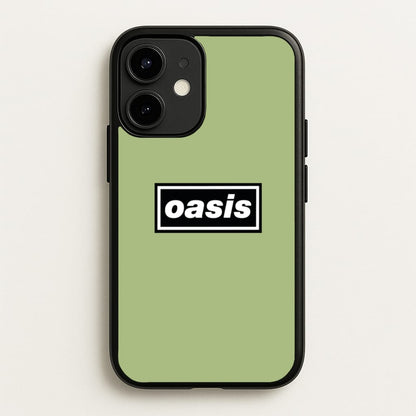 Band Name Green  - Oasis Phone Case for iPhone 12 / 12 Pro