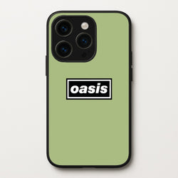 Band Name Green  - Oasis Phone Case for iPhone 14 Pro