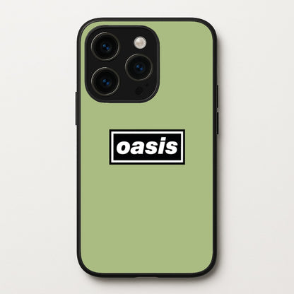 Band Name Green  - Oasis Phone Case for iPhone 14 Pro