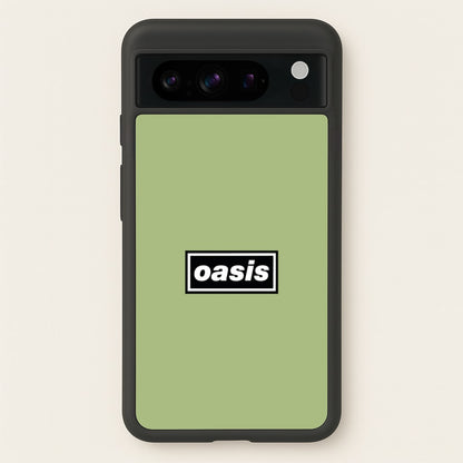 Band Name Green  - Oasis Phone Case for Google Pixel 8 Pro