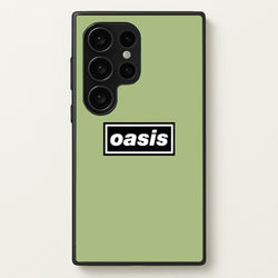 Band Name Green  - Oasis Phone Case for Galaxy S24 Ultra