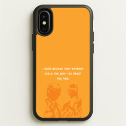 I Don't Believe That Anybody  - Oasis Phone Case for iPhone X / XS