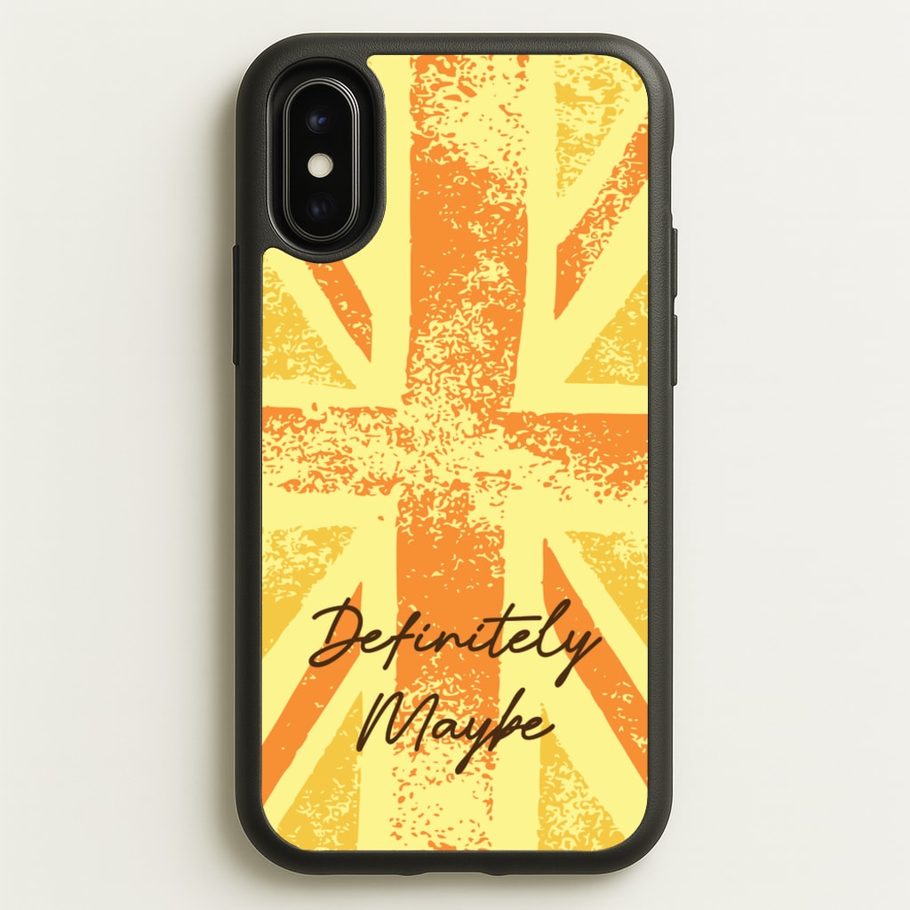 Definitely Maybe  - Oasis Phone Case for iPhone X / XS