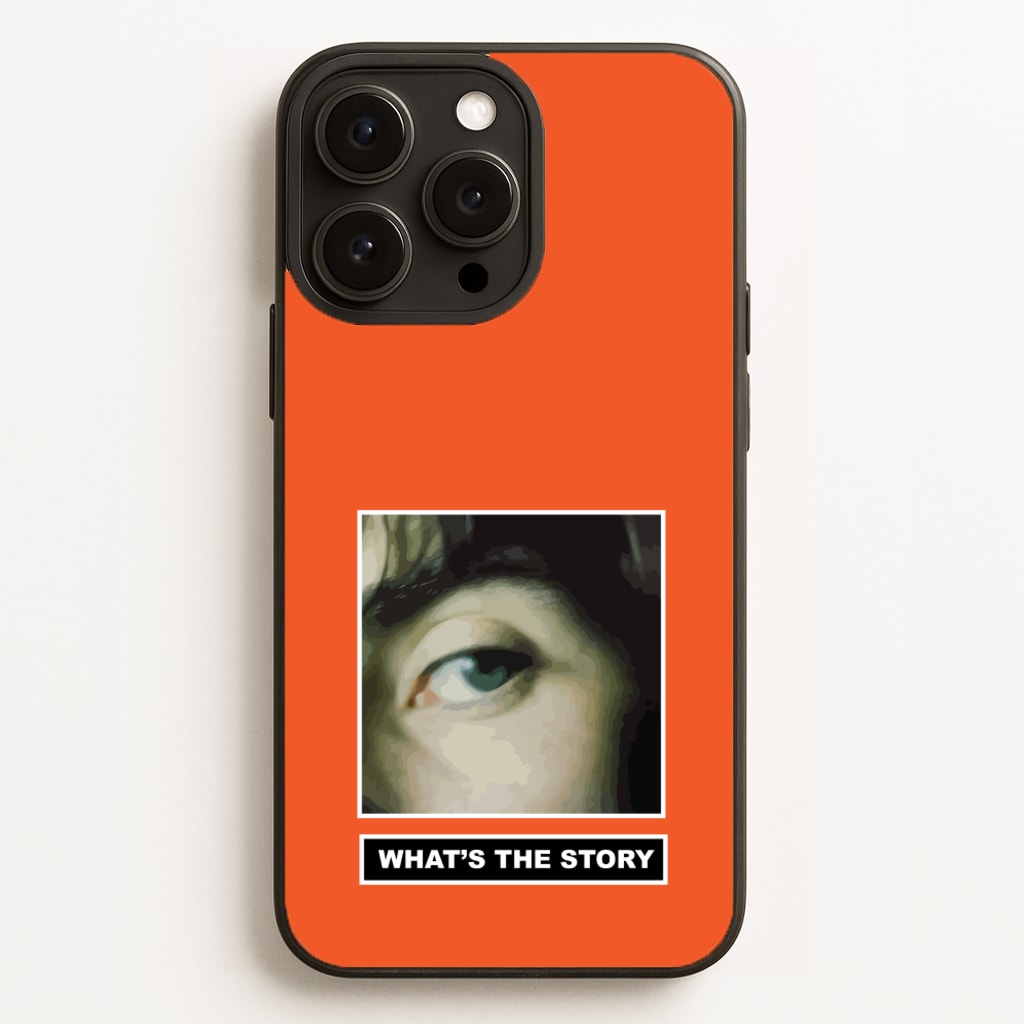 What's The Story Orange Phone Case