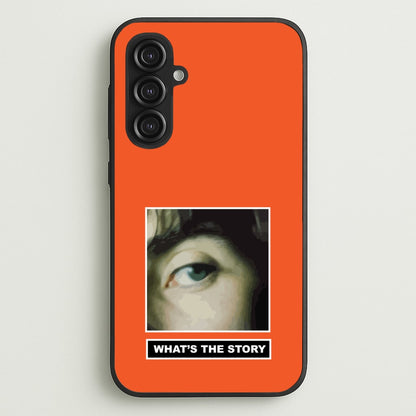 What's The Story Orange  - Oasis Phone Case for Galaxy S23FE