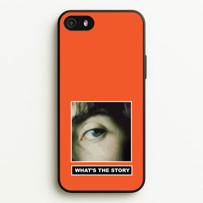 What's The Story Orange  - Oasis Phone Case for iPhone 5 / 5s / SE 2016