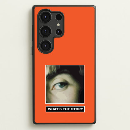 What's The Story Orange  - Oasis Phone Case for Galaxy S25 Ultra