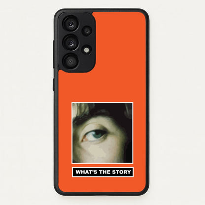 What's The Story Orange  - Oasis Phone Case for Galaxy A53